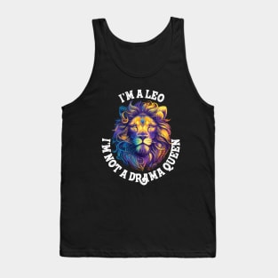 leo zodiac not a drama queen Tank Top